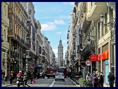 Carrer de la Pau towards Santa Catalina Church Tower